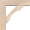 Ekena Millwork Olympic Block Smooth Bracket w/ Offset Brace, Douglas Fir, 7 1/2"W x 30"D x 30"H BKT0806X30X30OLY05SDF - alternate 3